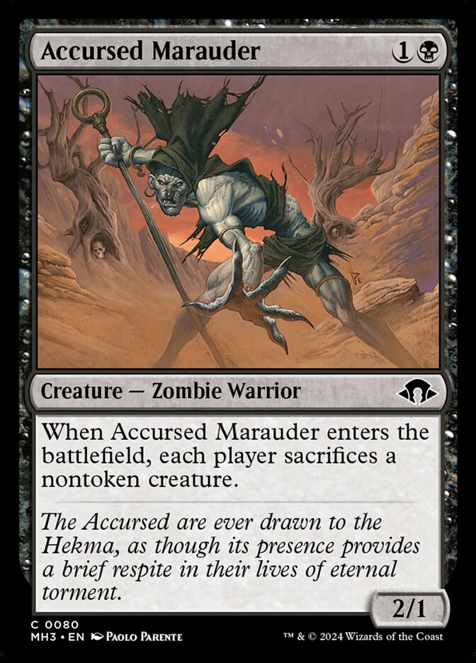 Accursed Marauder [Modern Horizons 3] (80)