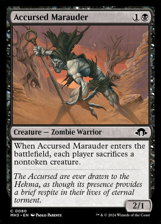 Accursed Marauder [Modern Horizons 3] (80)
