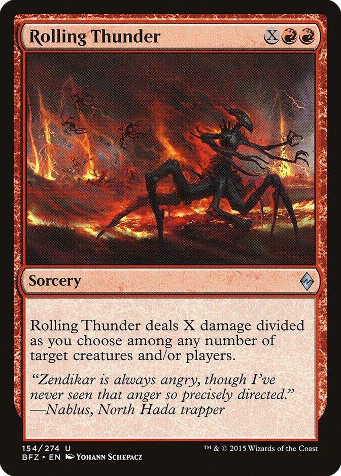 Rolling Thunder [Battle for Zendikar] (154)