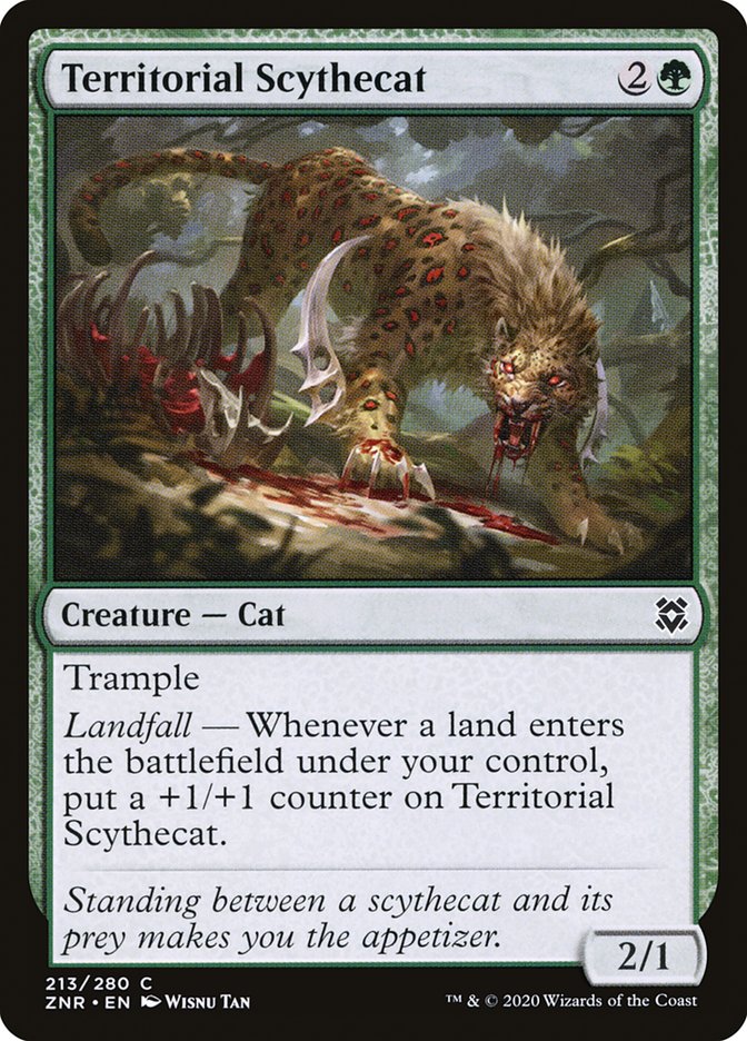 Territorial Scythecat [Zendikar Rising] (213)