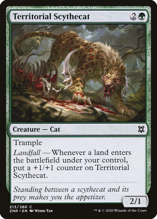 Territorial Scythecat [Zendikar Rising] (213)