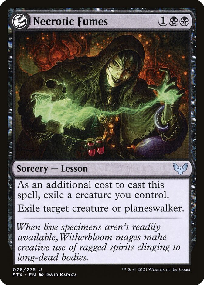 Necrotic Fumes [Strixhaven: School of Mages] (78)