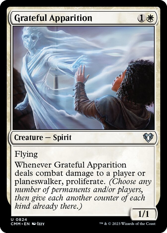 Grateful Apparition [Commander Masters] (824)