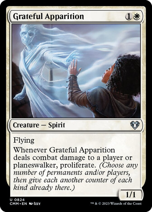 Grateful Apparition [Commander Masters] (824)