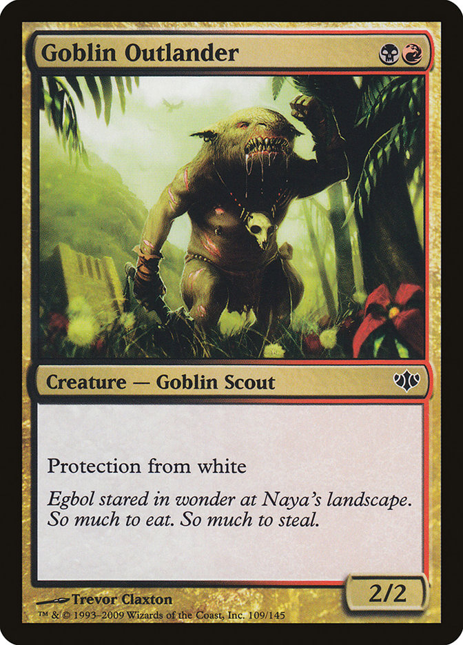 Goblin Outlander [Conflux] (109)