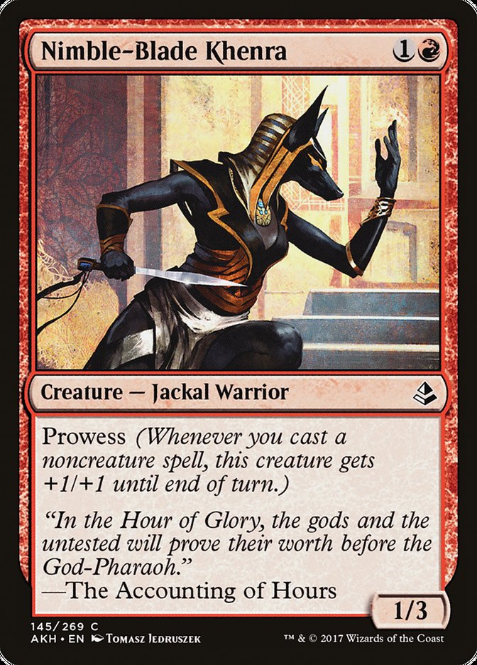 Nimble-Blade Khenra [Amonkhet] (145)