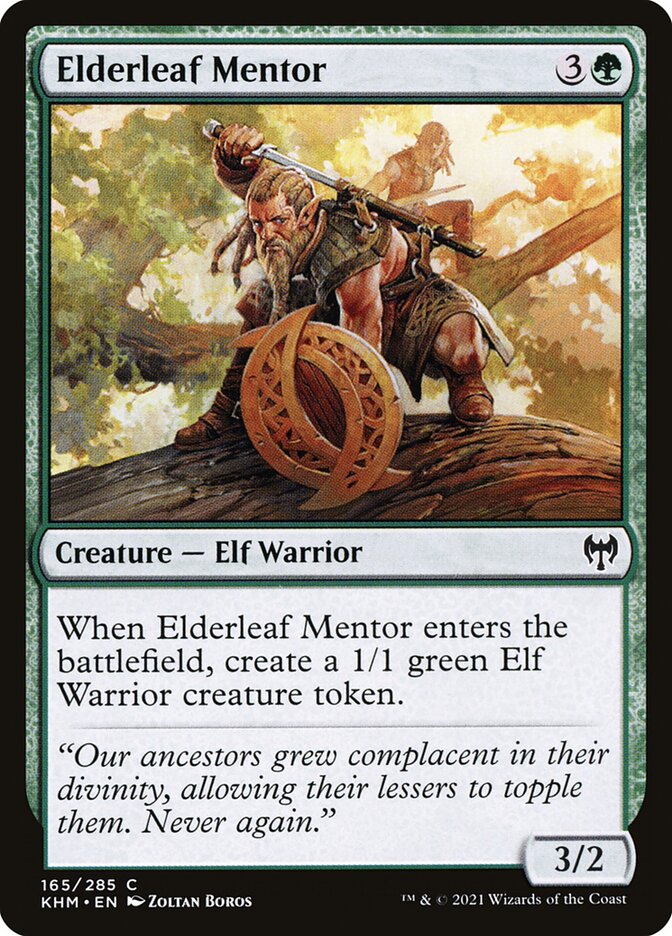 Elderleaf Mentor [Kaldheim] (165)