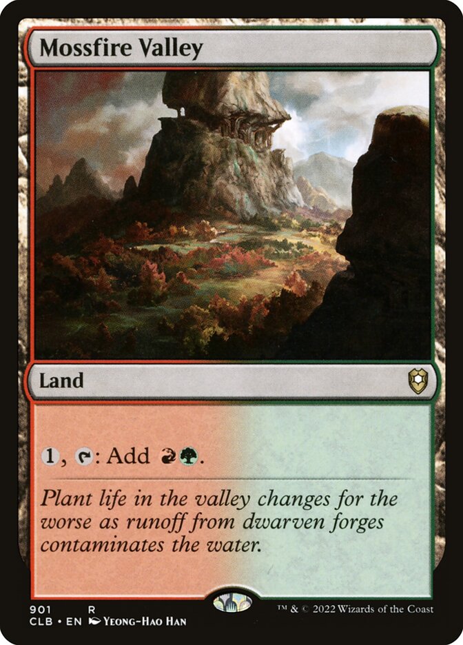Mossfire Valley [Commander Legends: Battle for Baldur's Gate] (901)