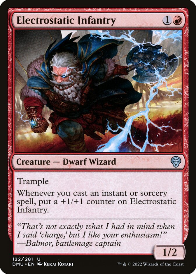 Electrostatic Infantry [Dominaria United] (122)