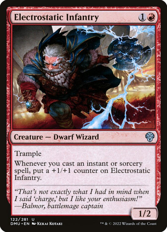 Electrostatic Infantry [Dominaria United] (122)