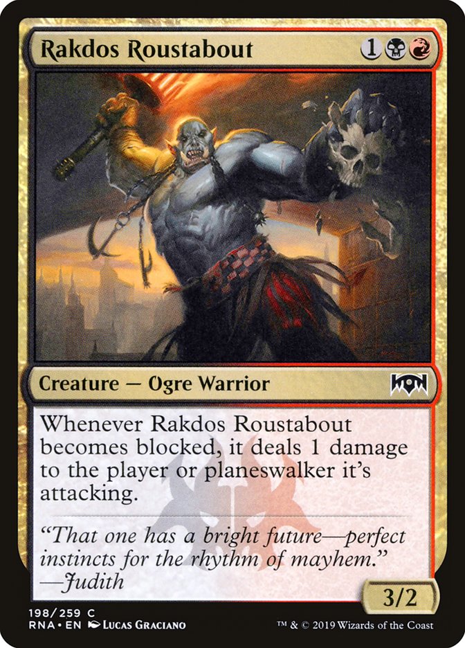 Rakdos Roustabout [Ravnica Allegiance] (198)