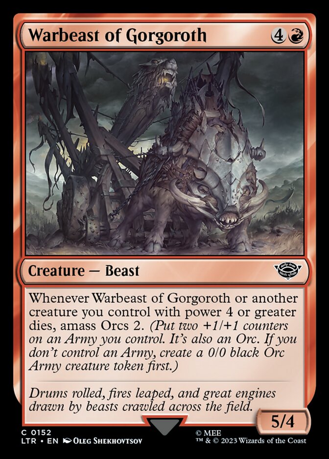 Warbeast of Gorgoroth [The Lord of the Rings: Tales of Middle-earth] (152)