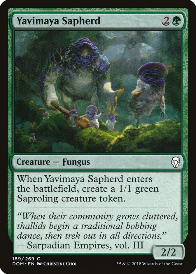 Yavimaya Sapherd [Dominaria] (189)