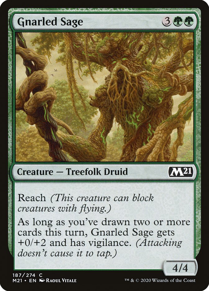 Gnarled Sage [Core Set 2021] (187)