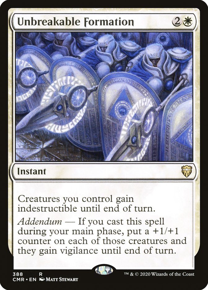 Unbreakable Formation [Commander Legends] (388)