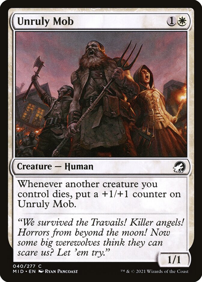 Unruly Mob [Innistrad: Midnight Hunt] (40)