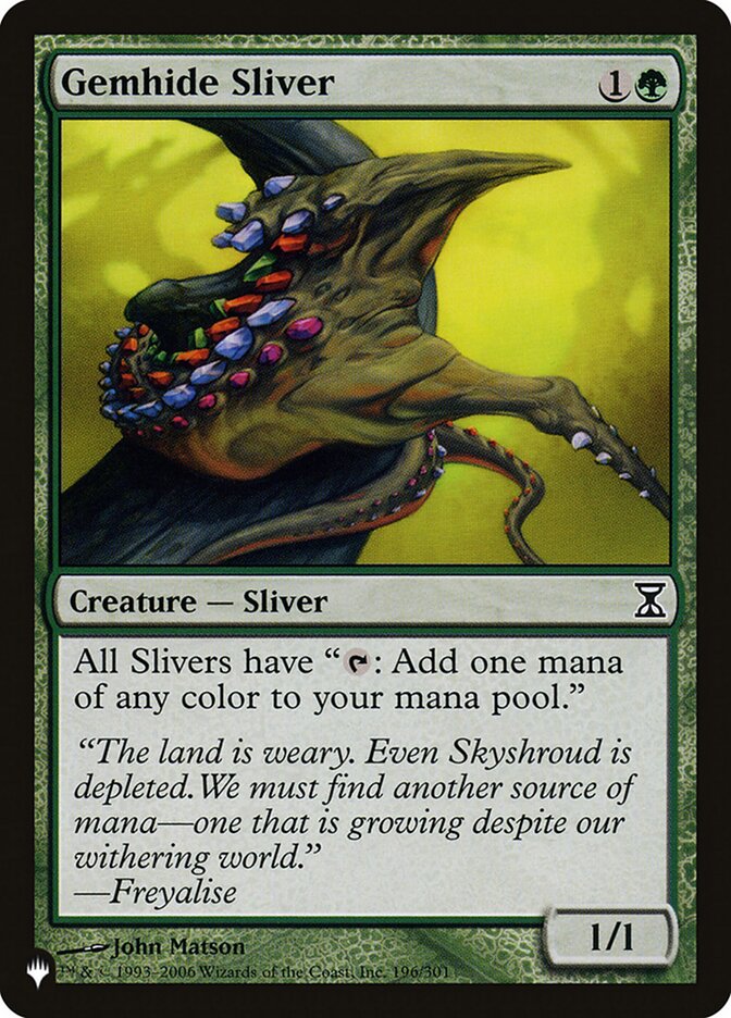 Gemhide Sliver [The List] (TSP-196)
