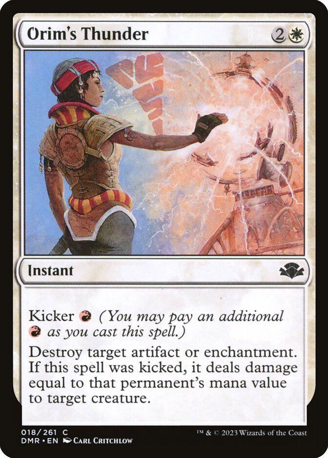 Orim's Thunder [Dominaria Remastered] (18)
