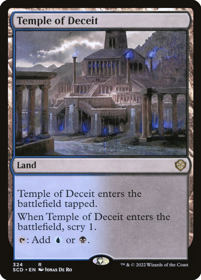 Temple of Deceit [Starter Commander Decks] (324)