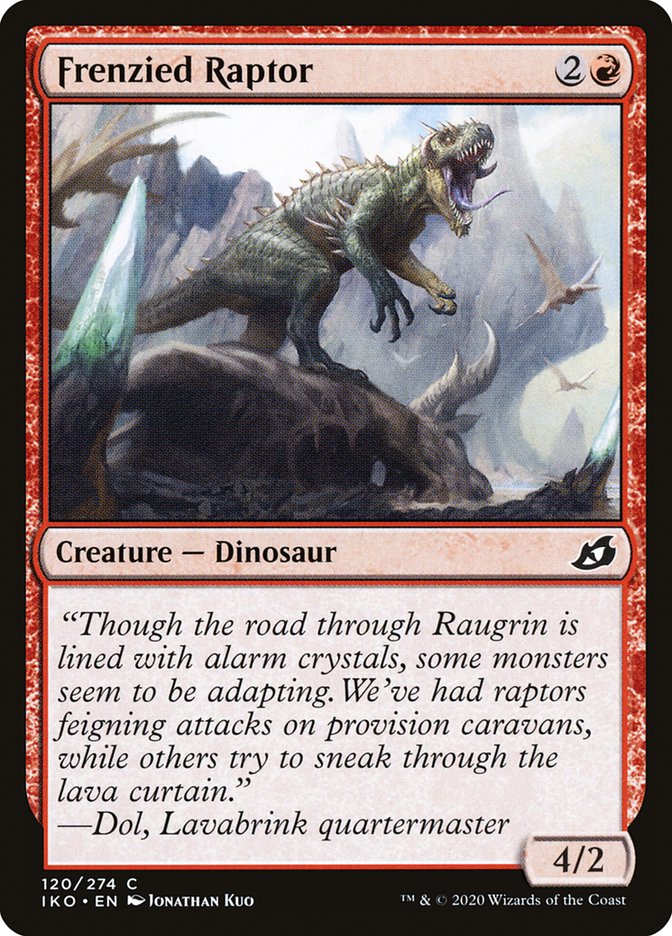 Frenzied Raptor [Ikoria: Lair of Behemoths] (120)
