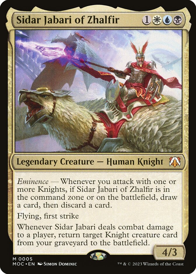 Sidar Jabari of Zhalfir [March of the Machine Commander] (5)