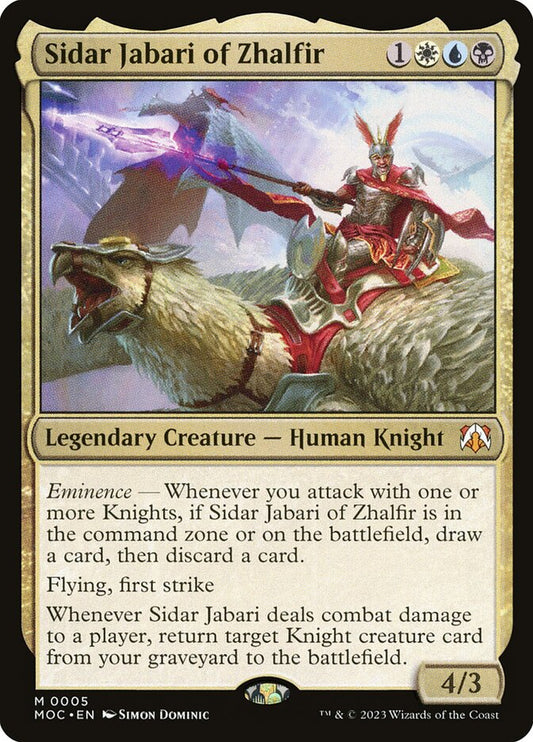 Sidar Jabari of Zhalfir [March of the Machine Commander] (5)