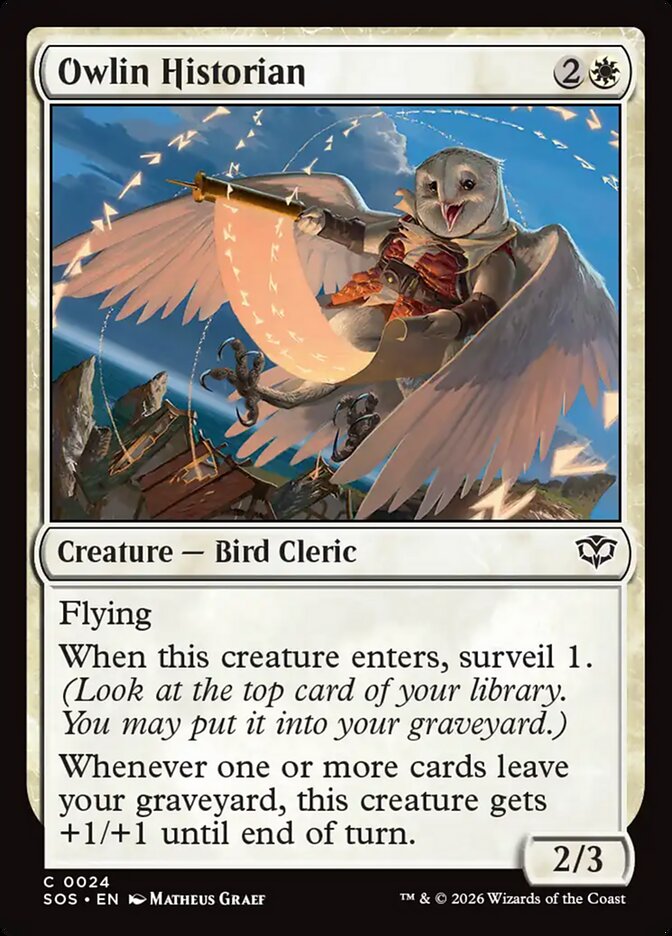 Owlin Historian [Secrets of Strixhaven] (24)