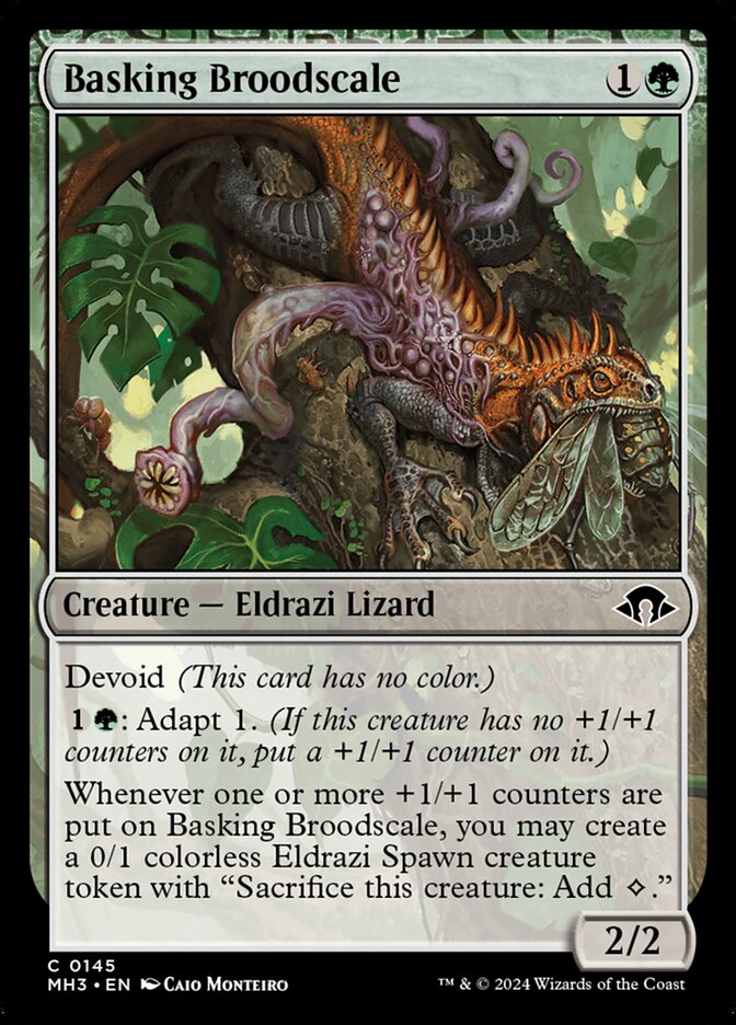 Basking Broodscale [Modern Horizons 3] (145)