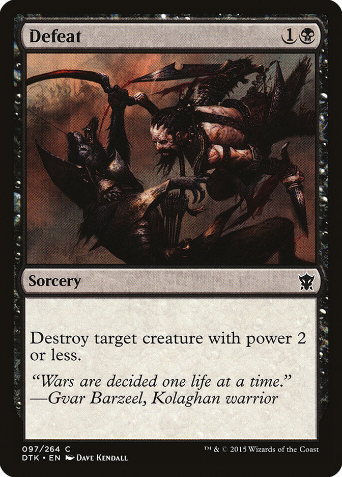 Defeat [Dragons of Tarkir] (97)