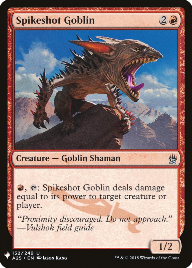 Spikeshot Goblin [The List] (A25-152)
