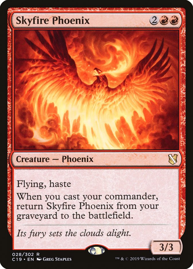 Skyfire Phoenix [Commander 2019] (28)