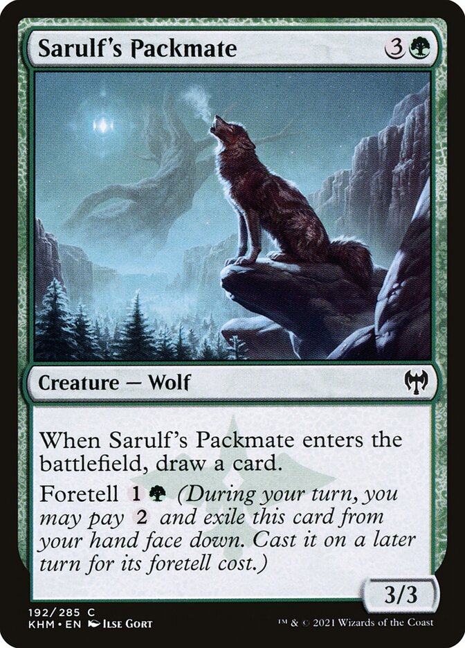 Sarulf's Packmate [Kaldheim] (192)