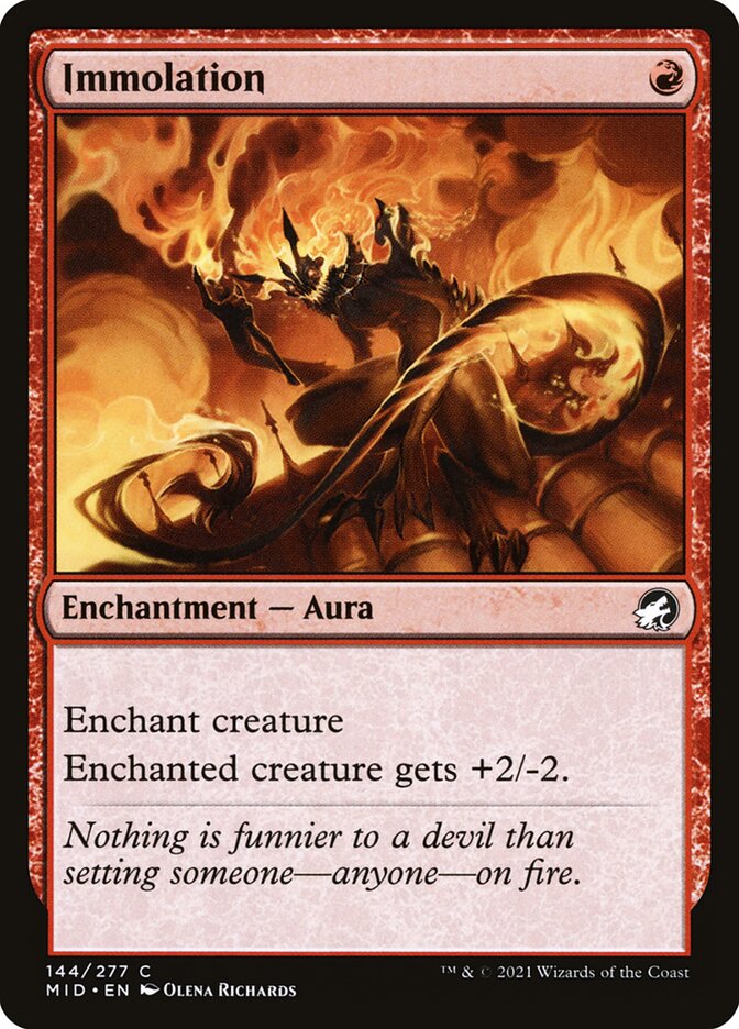 Immolation [Innistrad: Midnight Hunt] (144)