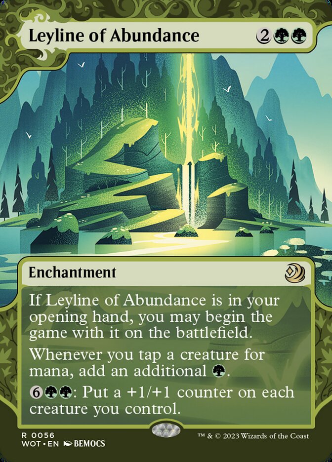 Leyline of Abundance [Wilds of Eldraine: Enchanting Tales] (56)