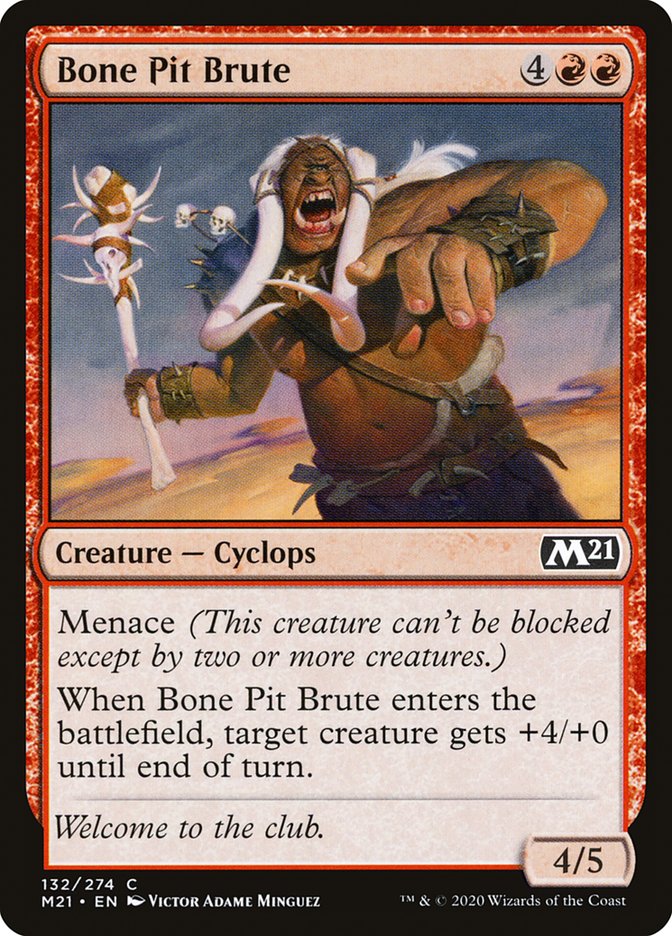 Bone Pit Brute [Core Set 2021] (132)