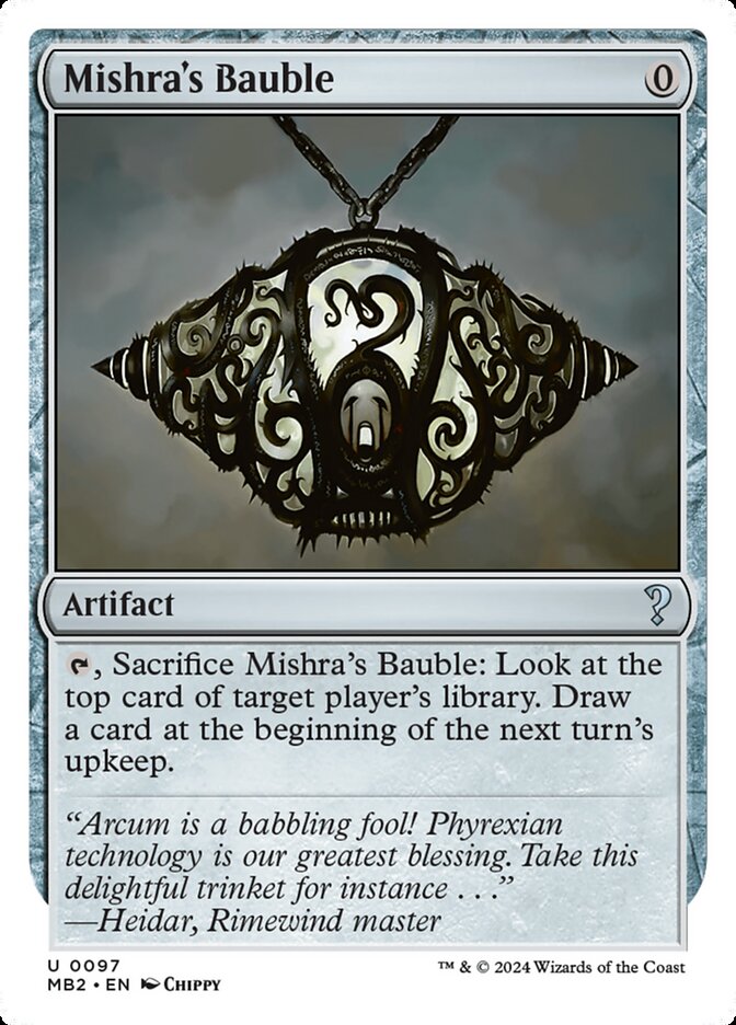 Mishra's Bauble [Mystery Booster 2] (97)