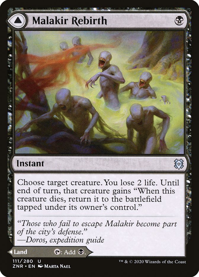 Malakir Rebirth // Malakir Mire [Zendikar Rising] (111)