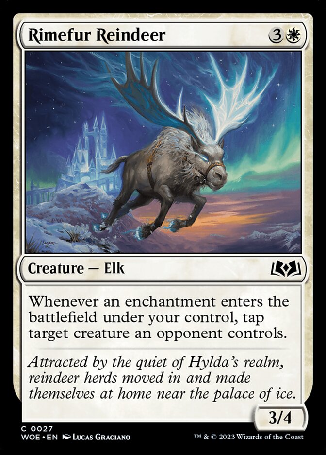 Rimefur Reindeer [Wilds of Eldraine] (27)