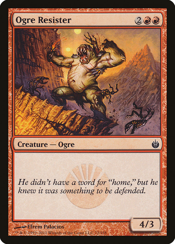 Ogre Resister [Mirrodin Besieged] (72)