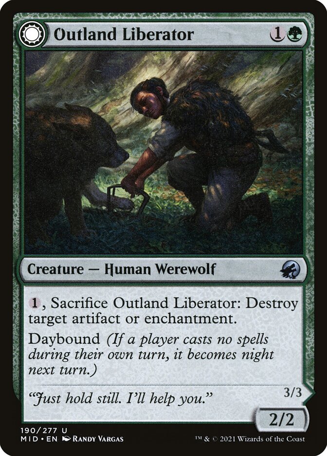 Outland Liberator [Innistrad: Midnight Hunt] (190)