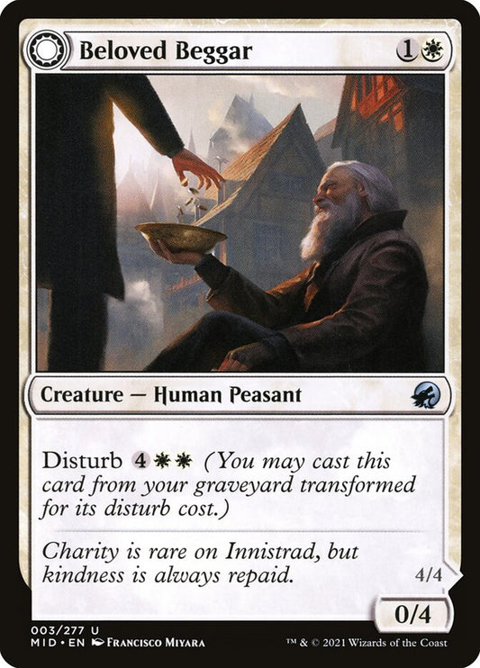 Beloved Beggar [Innistrad: Midnight Hunt] (3)