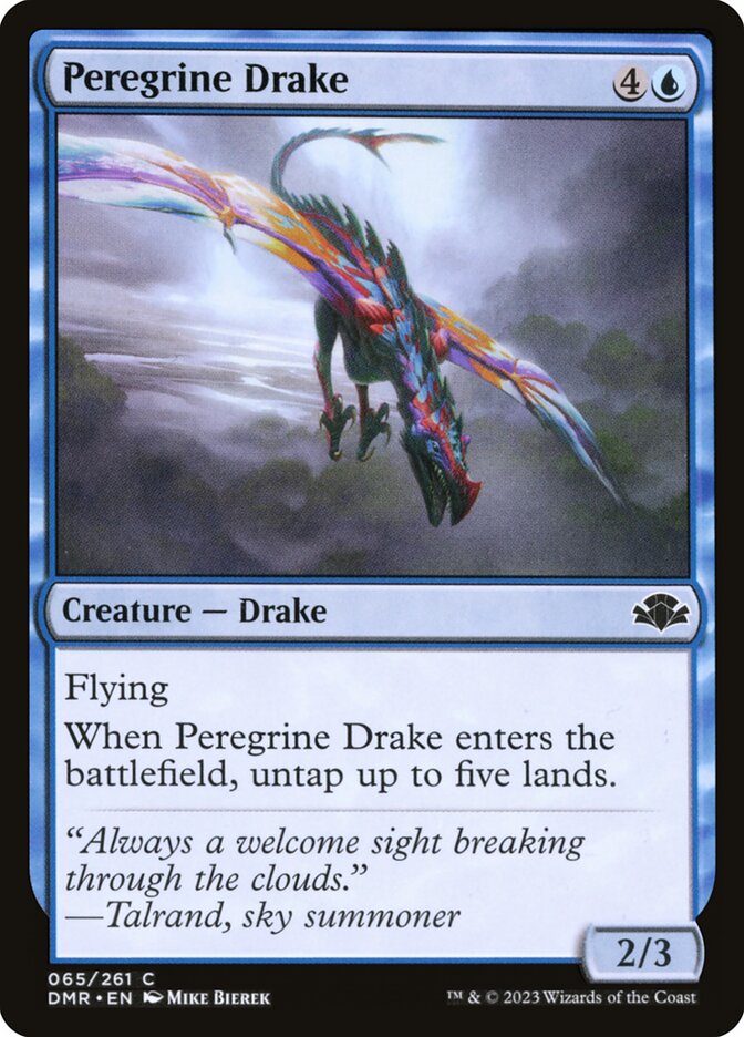 Peregrine Drake [Dominaria Remastered] (65)