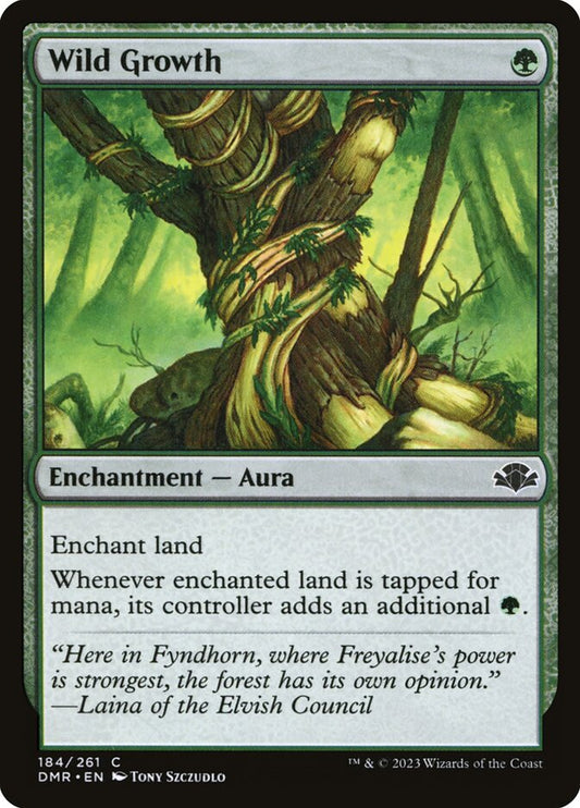 Wild Growth [Dominaria Remastered] (184)