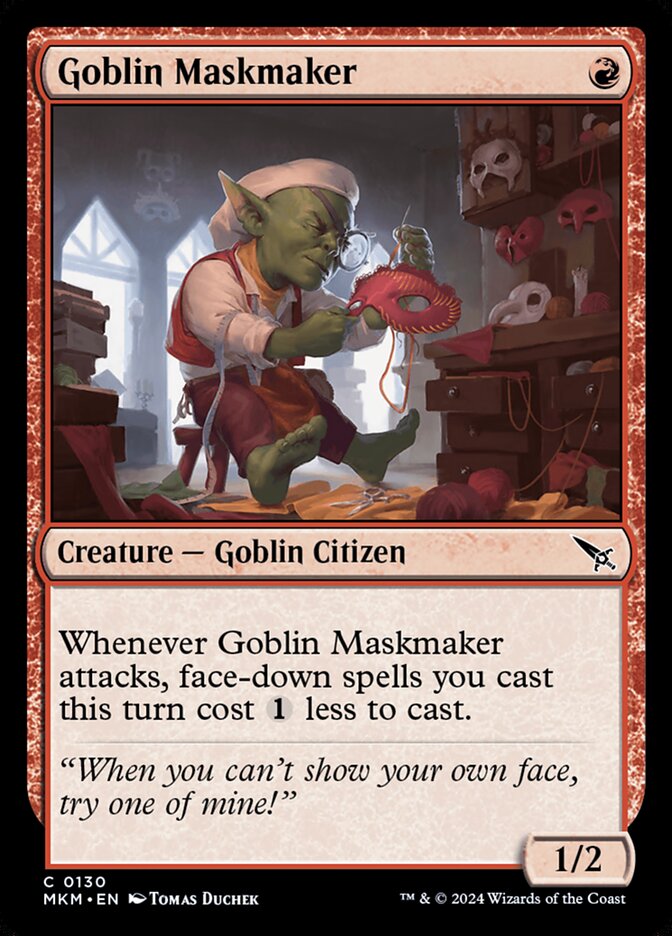 Goblin Maskmaker [Murders at Karlov Manor] (130)