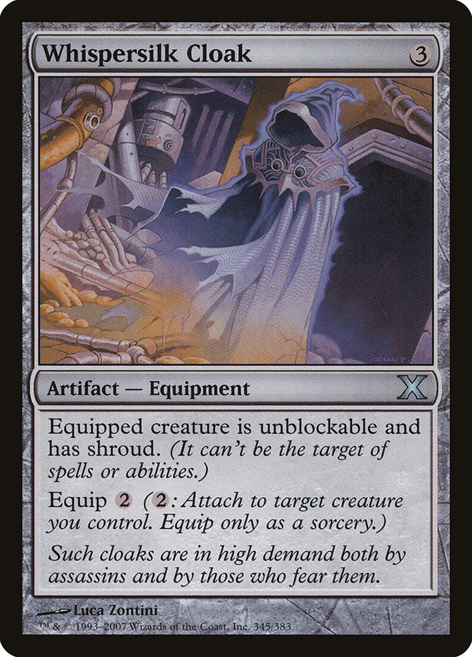 Whispersilk Cloak [Tenth Edition] (345)