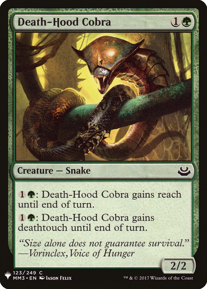 Death-Hood Cobra [The List] (MM3-123)