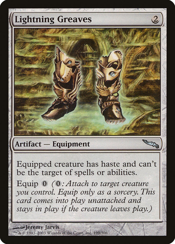 Lightning Greaves [Mirrodin] (199)