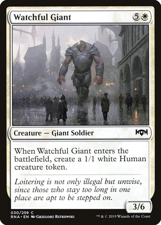 Watchful Giant [Ravnica Allegiance] (30)