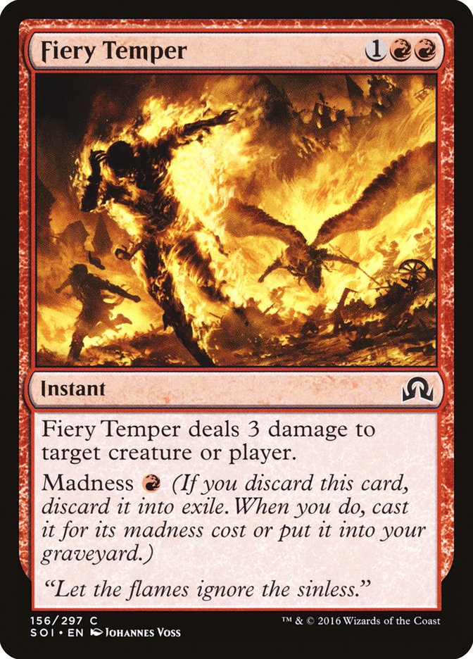 Fiery Temper [Shadows over Innistrad] (156)