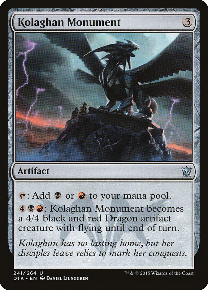Kolaghan Monument [Dragons of Tarkir] (241)